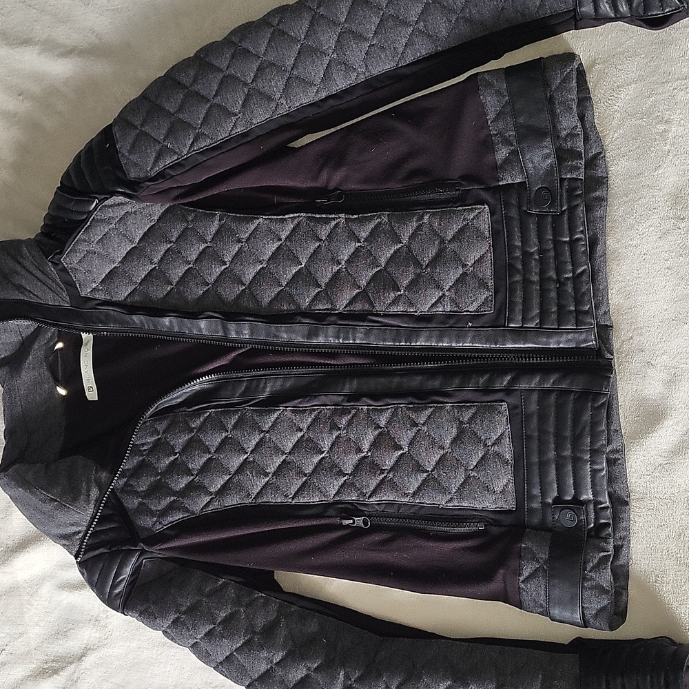 Blanc Noir grey/black jacket size Large